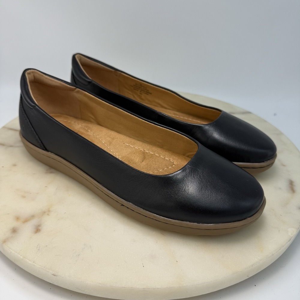 Earth Landen Slip-On Flats Eco Friendly Comfort Black Shoes Women's Size 7M
